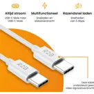 R2B USB-C naar USB-C Kabel - 1 Meter