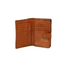 Sanne - Portemonnee - Leer - Overslag - Studs