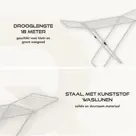 BRASQ Droogrek Staand - 18 meter - 182x55x100 cm