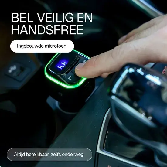 Wegman Bluetooth FM Transmitter Carkit USB-C