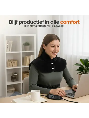Elektrische Deken Voor Rug en Nek - 90 x 60cm