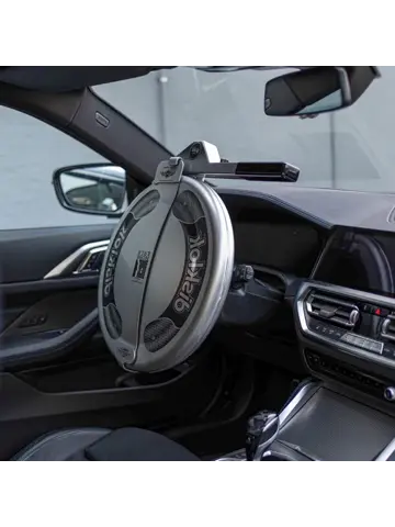 Stuurslot Disklok - 39 tot 44 cm - Zilver