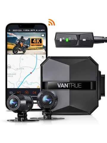 F1 4K Dual Wifi GPS Motor dashcam