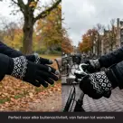R2B Touchscreen Handschoenen Winter - Zwart