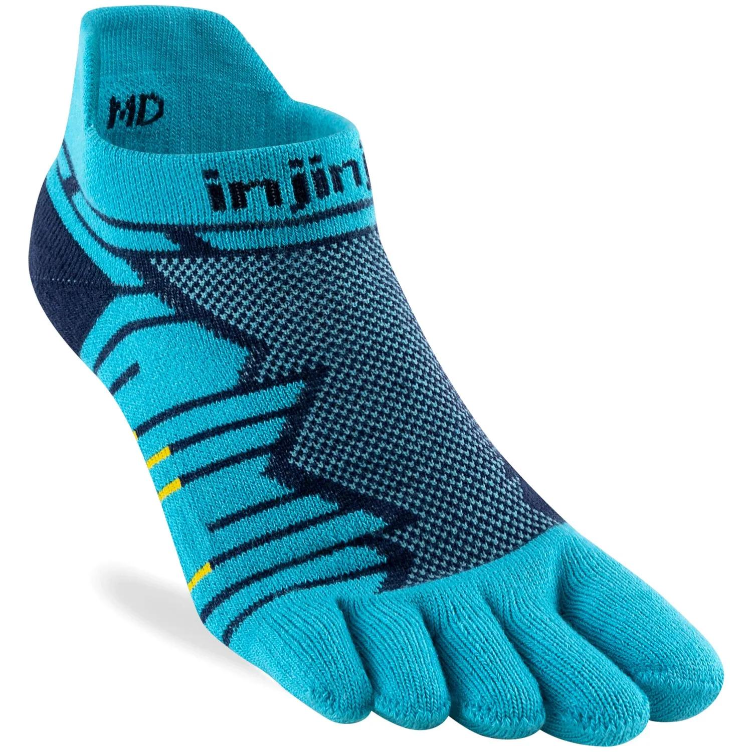 Injinji  Ultra Run No-show teensokken  Turkoois main product image