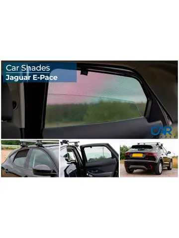Jaguar E-Pace 2017 - Zonneschermen achterportieren - Car Shades