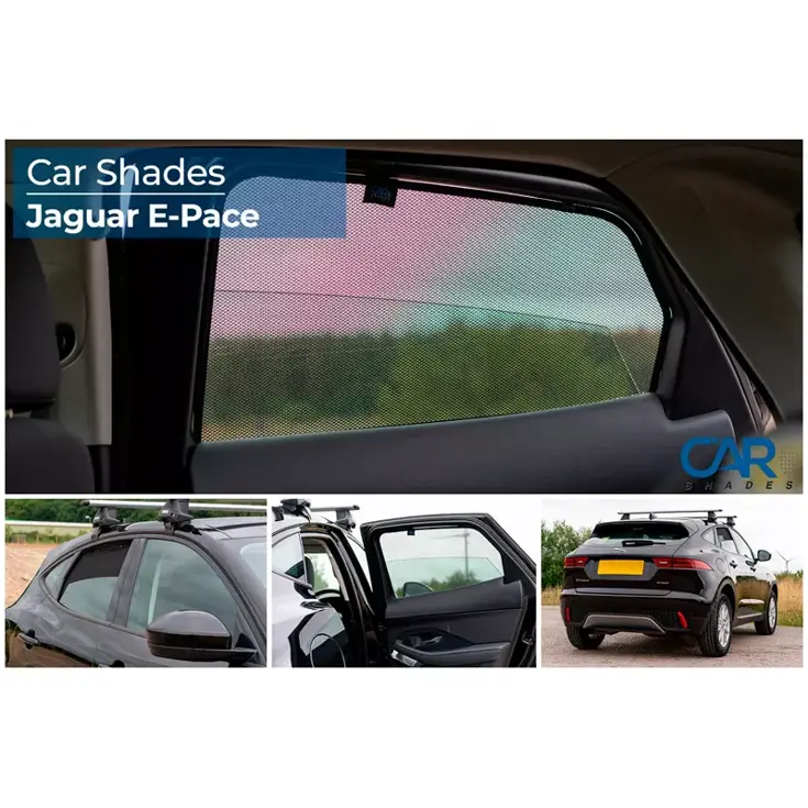 Jaguar E-Pace 2017 - Zonneschermen achterportieren - Car Shades