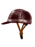 Vizorz SwitchCap fietshelm - Woolly cherry cap
