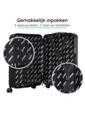 Reiskoffer L ABS 95L met TSA-slot en 360° wielen