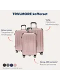 Kofferset – 3 Delig – 38L – Roségoud