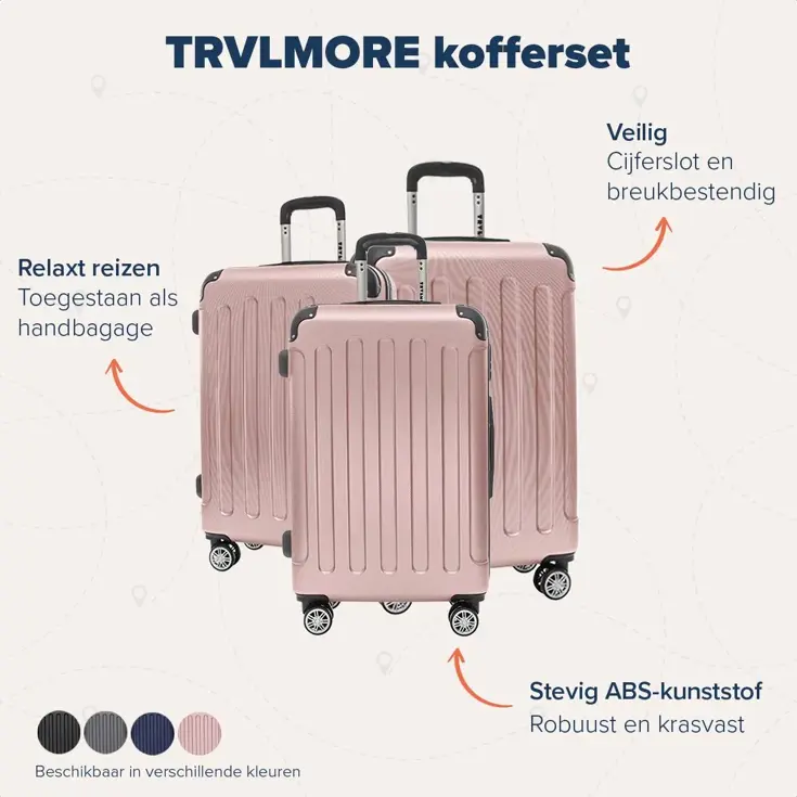 Kofferset – 3 Delig – 38L
