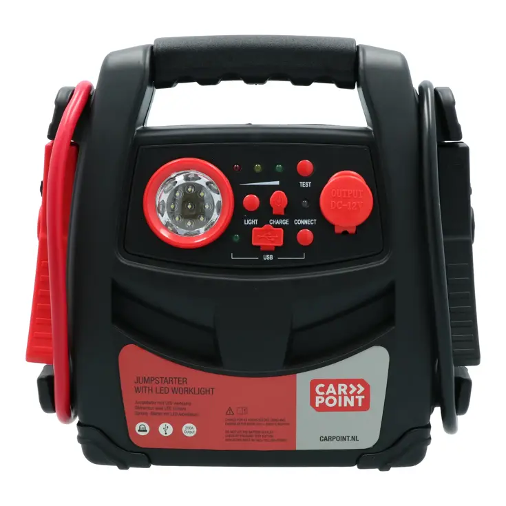 12V Jumpstarter 2in1 met LED Verlichting