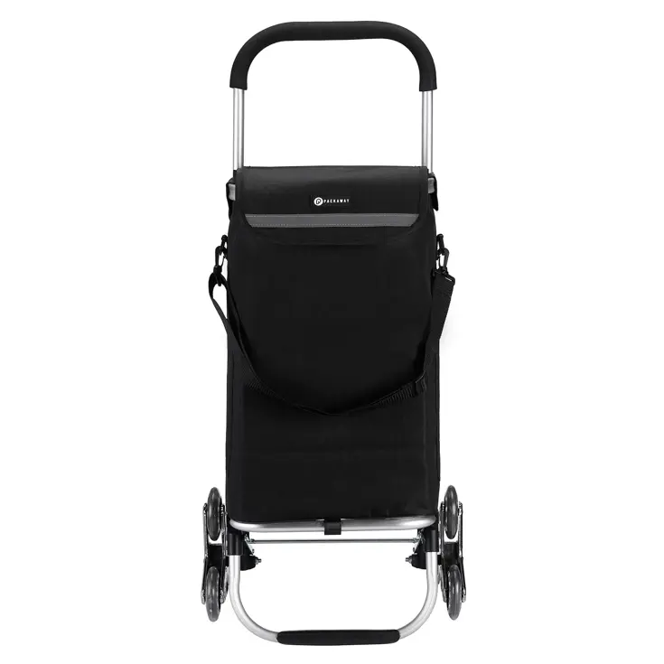 40L boodschappentrolley met trapwielen