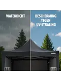 Partytent 3x3m - PT-7810 -  Premium - Antraciet
