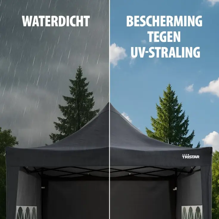Partytent 3x3m - PT-7810 -  Premium - Antraciet