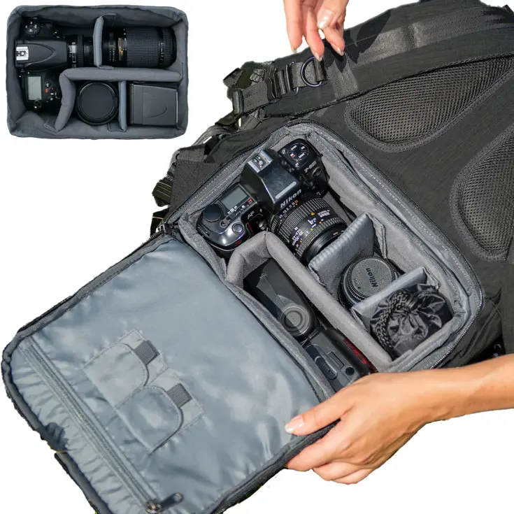 Ziptop Camera Rugzak Laptopvak 16