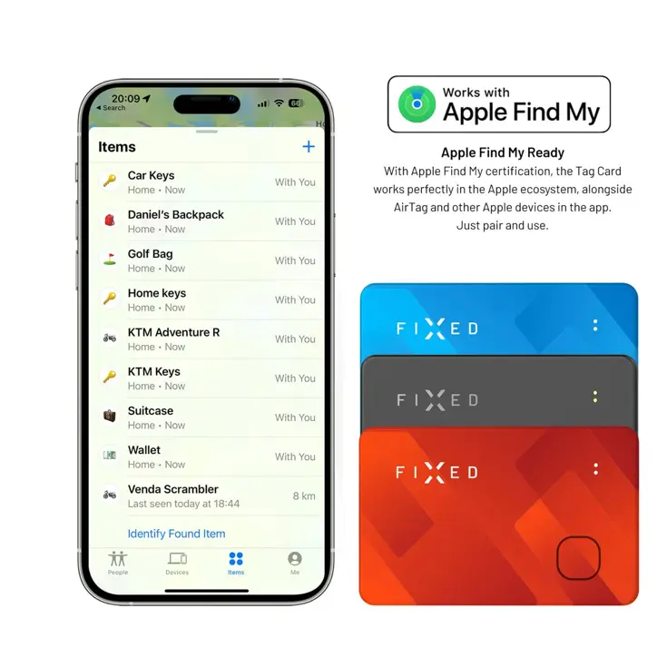 Fixed Tag Card - Bluetooth Tracker iOS