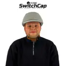 Vizorz SwitchCap fietshelm Grey woolly cap
