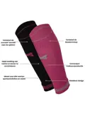 2 paar - Compressie Kuit Sleeves - Sport & Reizen