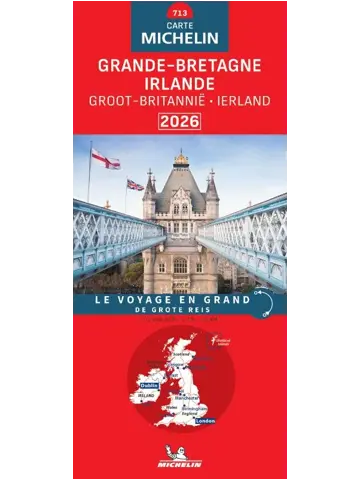 Michelin wegenkaart 713 Groot-Brittannië 2026 
