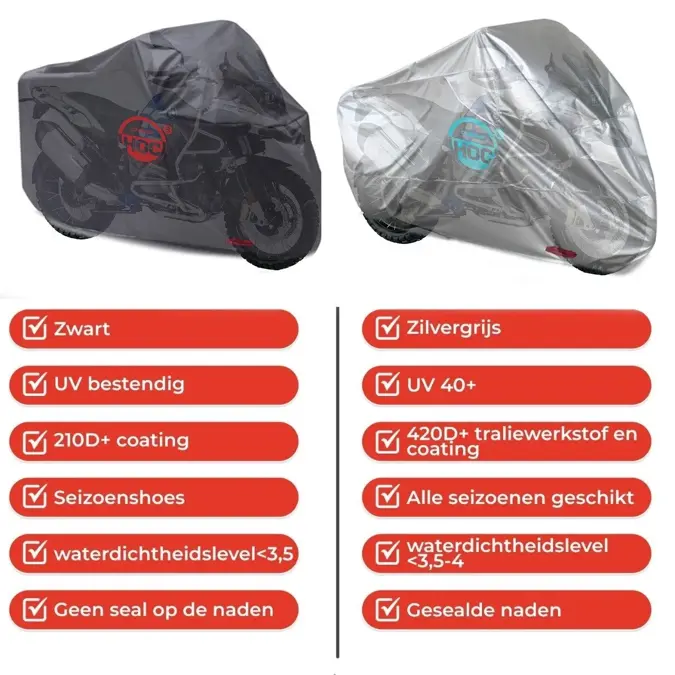 Motorhoes geschikt voor BMW R 1200 GS Adv