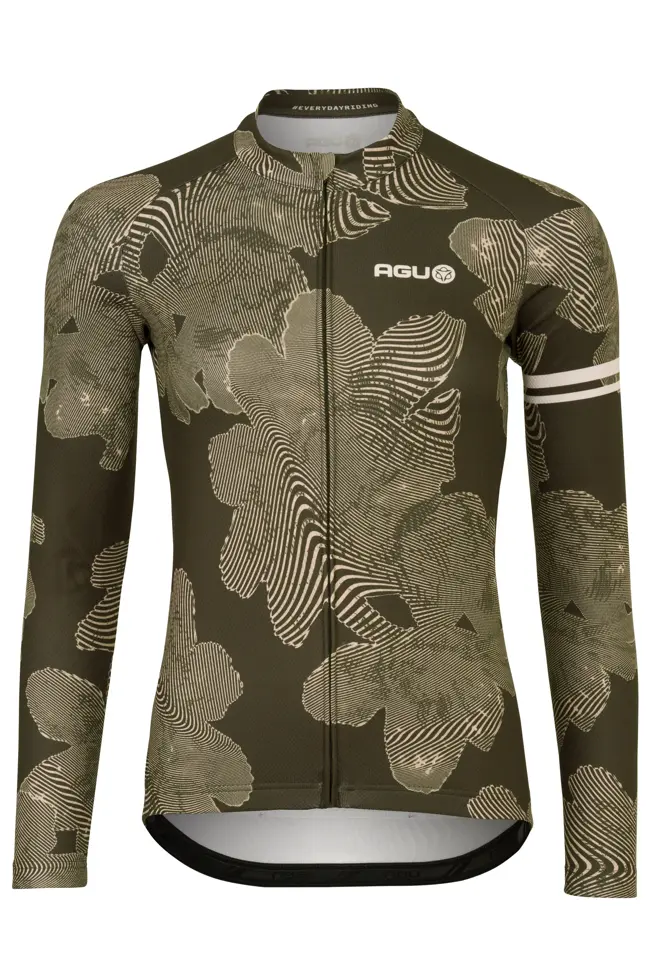 Striped Flower - Fietsshirt dames