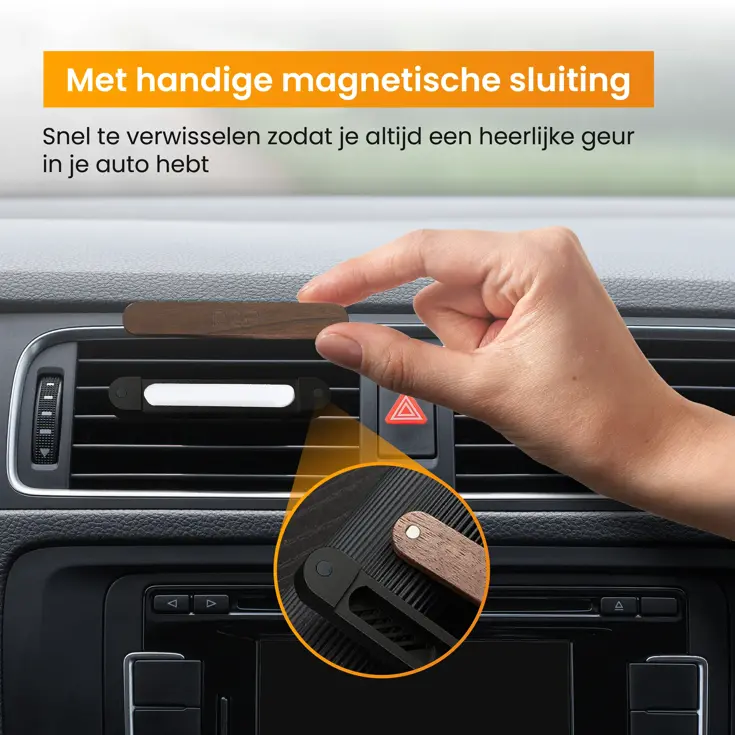 Autoparfum met houder incl. 2 Geurstaafjes