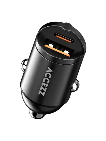 Autolader - 1x USB-C & 1x USB - 65W