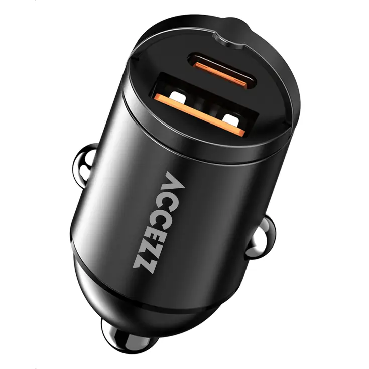 Autolader - 1x USB-C & 1x USB - 65W