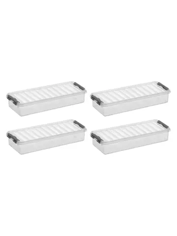 Q-line - Opbergbox - 2,5L - 4-delig