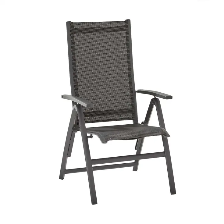 Cadiz matt carbon Tuinstoel 4 Seasons