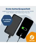 Powerbank 10.000mAh USB-C / USB-A / MicroUSB