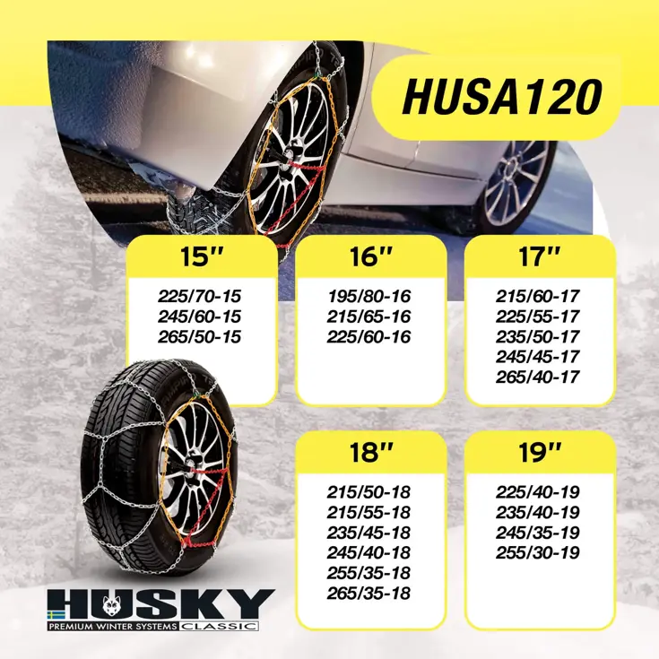 Husky Classic 120 Sneeuwkettingen