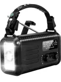 NoodRadio Solar Opwindbaar - FM/AM - 20.000mAh