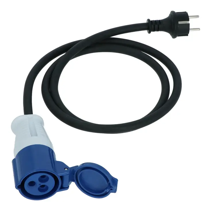 Adapterkabel Schuko Stekker naar CEE Contrastekker