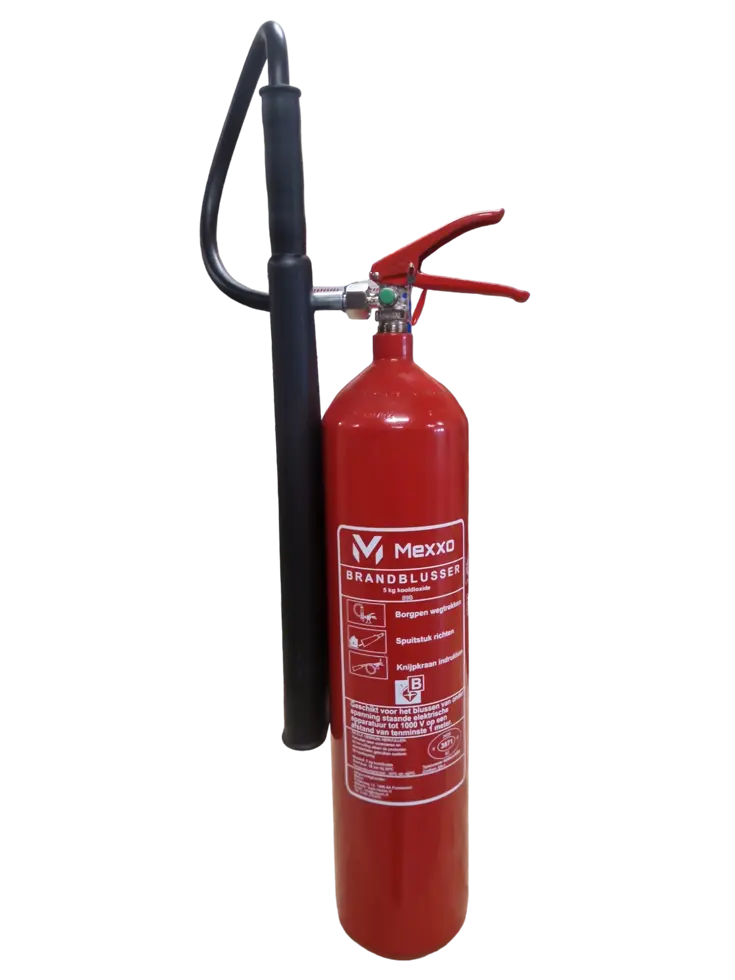 Mexxo CO2 brandblusser 5 kg vorstvrij