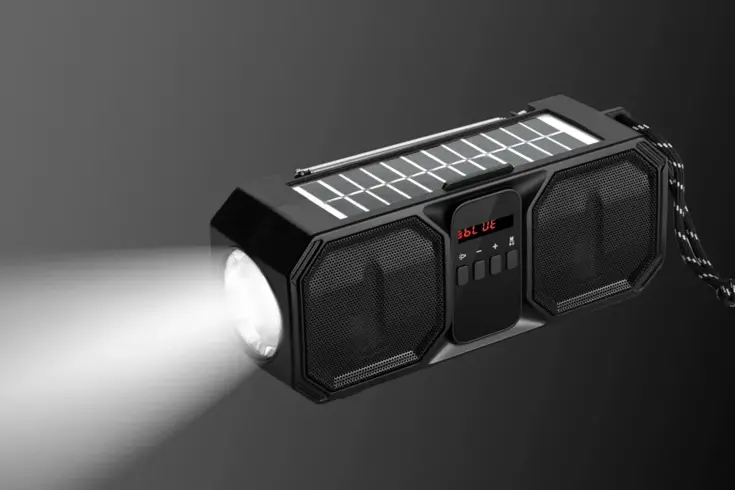 BTG158 Noodradio met zaklamp en powerbank