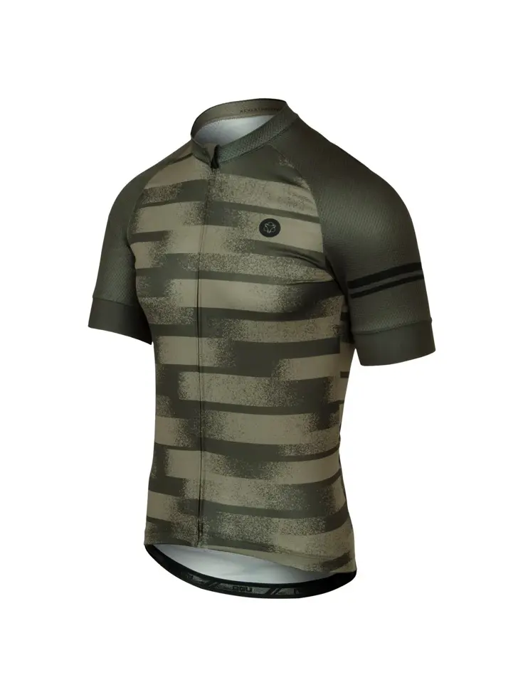 Grainy Stripe Fietsshirt Essential Heren