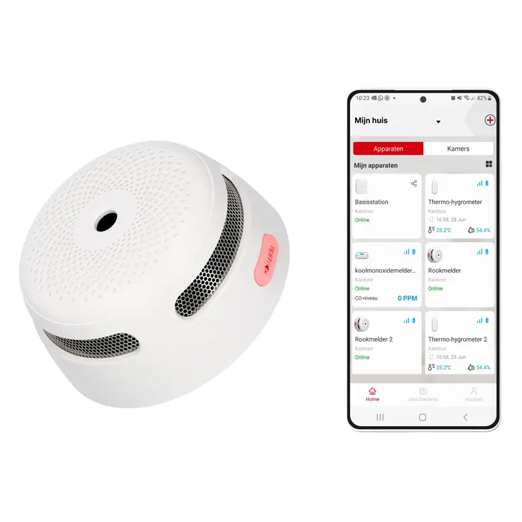 XS01-WX Slimme rookmelder