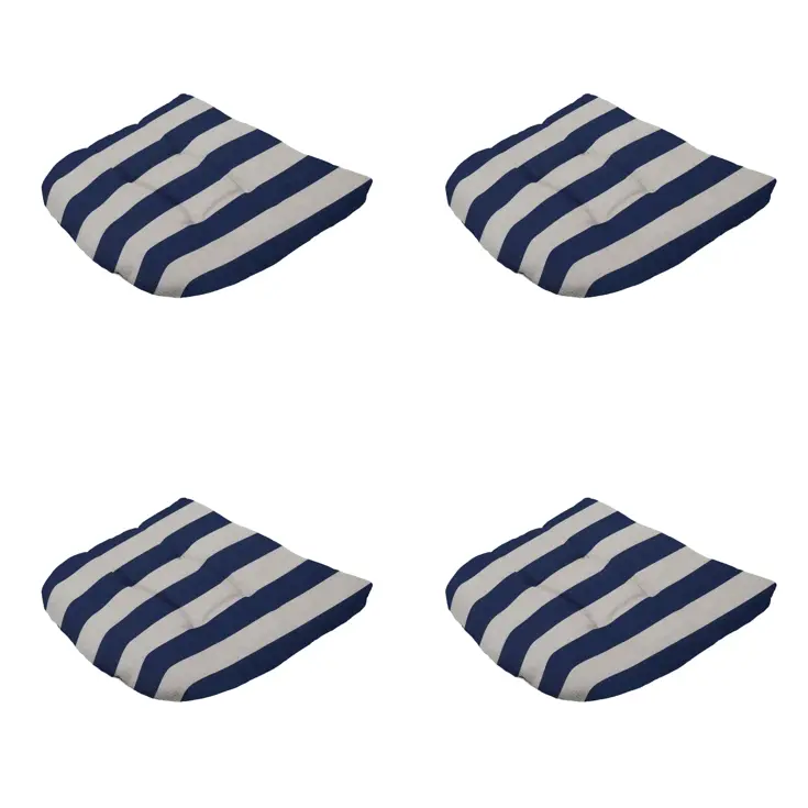 Amora - Tuinstoelkussen Hoge Rug - Set van 4