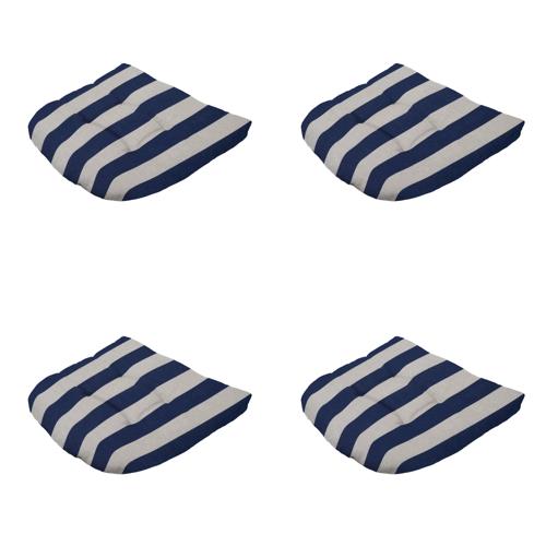 Amora - Tuinstoelkussen Hoge Rug - Set van 4