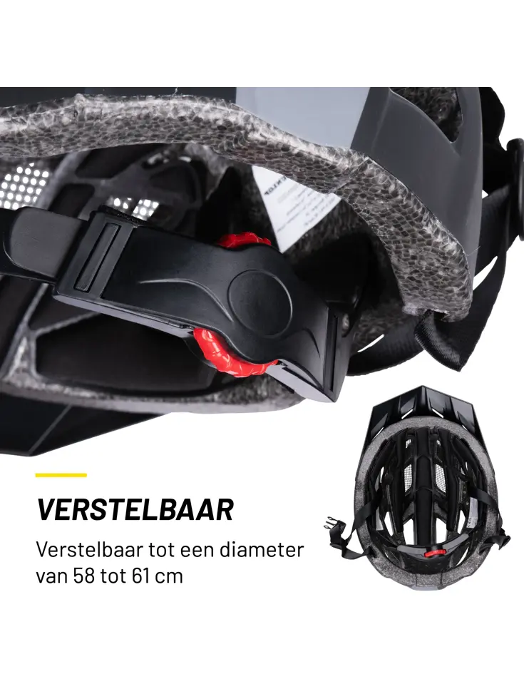 Fietshelm - Mountainbike Helm - Zwart