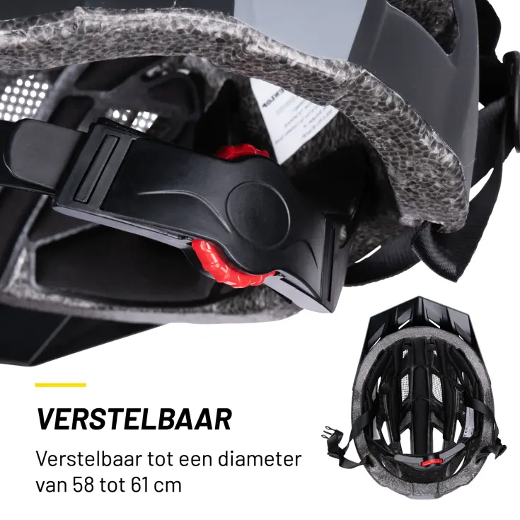 Fietshelm - Mountainbike Helm - Zwart