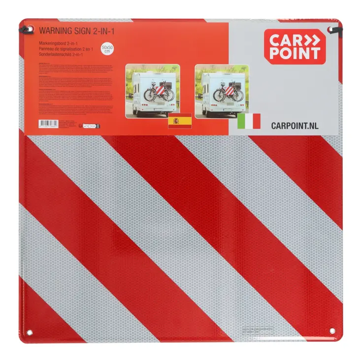 Lange lading markeringsbord 50x50cm Italië/Spanje