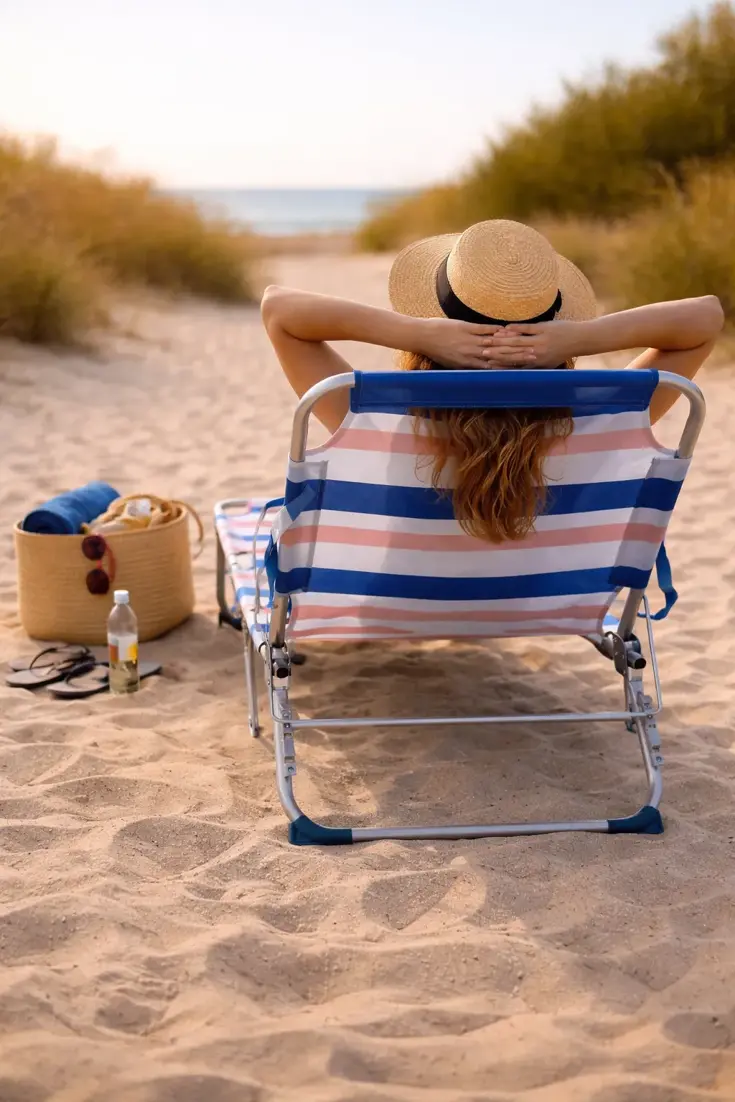 Ligbed Aluminium 3-Standen Opvouwbaar -