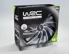 WRC Wieldoppen 16" - zilver/zwart 4 stuks