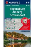 Wandelkaart WK176 Regensburg - Amberg