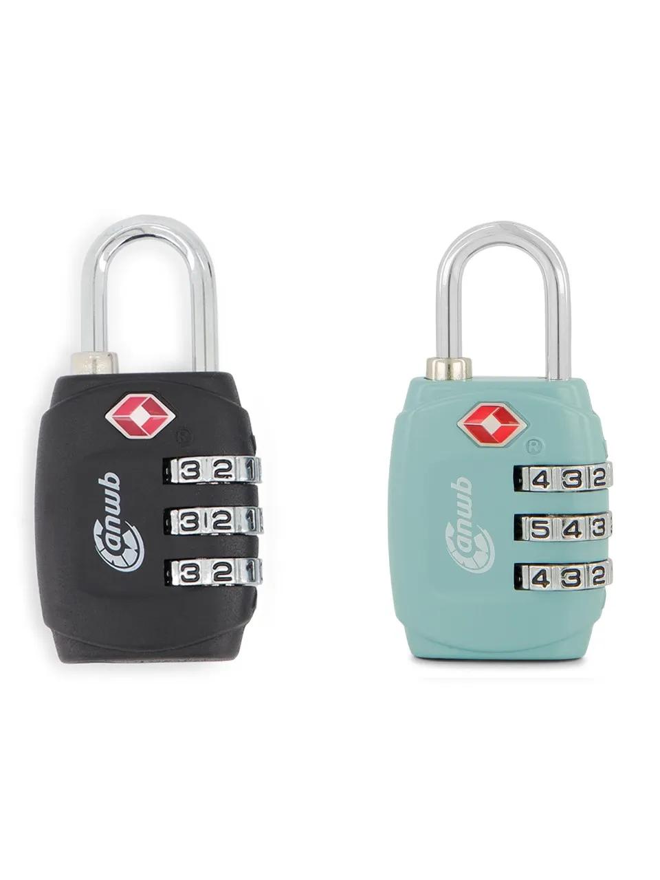 ANWB TSA-cijferslot 2 stuks  Aqua