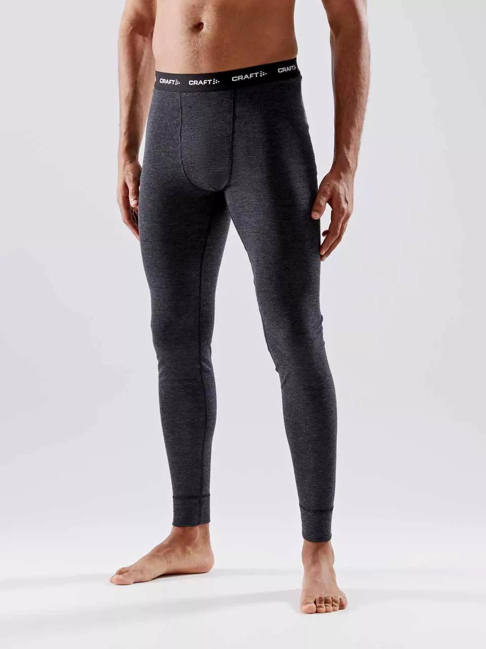 Craft Core Wool Merino  Thermobroek heren  Zwart   XL