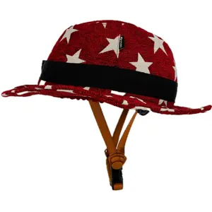 Vizorz SwitchCap fietshelm Woolly cherry cap